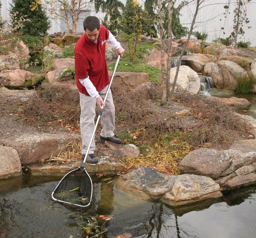 Aquascape Heavy-Duty Pond Net - Extendable Handle for Safe Koi & Fish Handling | 36-69 Inch Durable Mesh