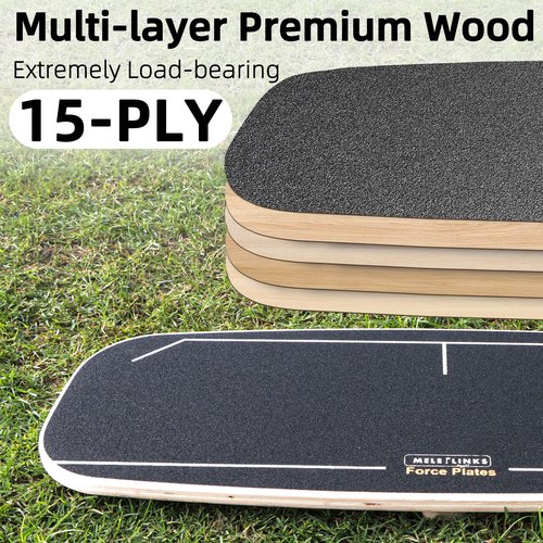 Golf Pressure Plate, Golf Training Aid for Indoor Practice, Weight Shift Balance Board - Golf Swing Trainer & Golf Speed Trainer, Golf Training Equipment - Strength & Tempo for Chipping Hitting