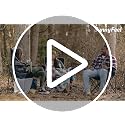 SUNNYFEEL Carbon Black XXL Oversized Camping Chair 800LBS Heavy Duty Folding Lawn Seat with Armrest & Cup Holder