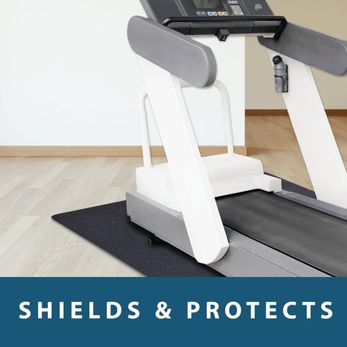 MOTIONTEX Fitness Equipment Mat - Durable Non-Slip Surface | Ideal for Home Gym Use