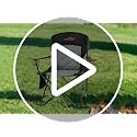 Fair Wind Black 2-Pack Padded Oversized Camping Chairs with Lumbar Support