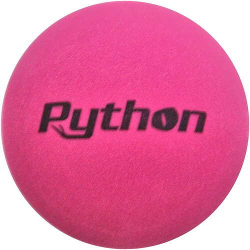 Python (Pink) Racquetballs (Super Fast w/Optimal Visibility) (1-Can/3-Balls)