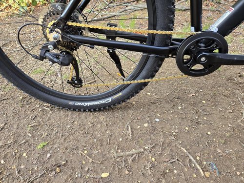 Tailcle 6/7/8 Speed Gold Bike Chain, Bicycle Chain Bike Parts Chain Replacement for Road Mountain Racing Cycling E-Bike MTB BMX (Gold 6/7/8 Speed)