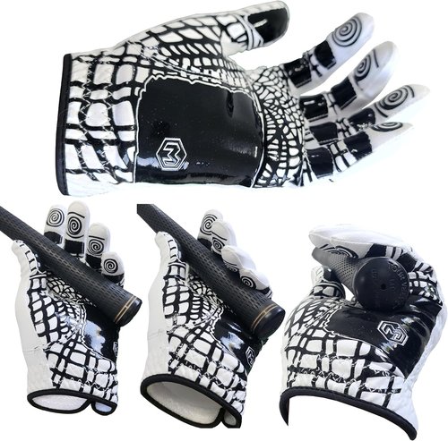 MONKEY GRIP Golf Glove - Premium Synthetic Nonslip Spider Grip for All Weather | Left Hand