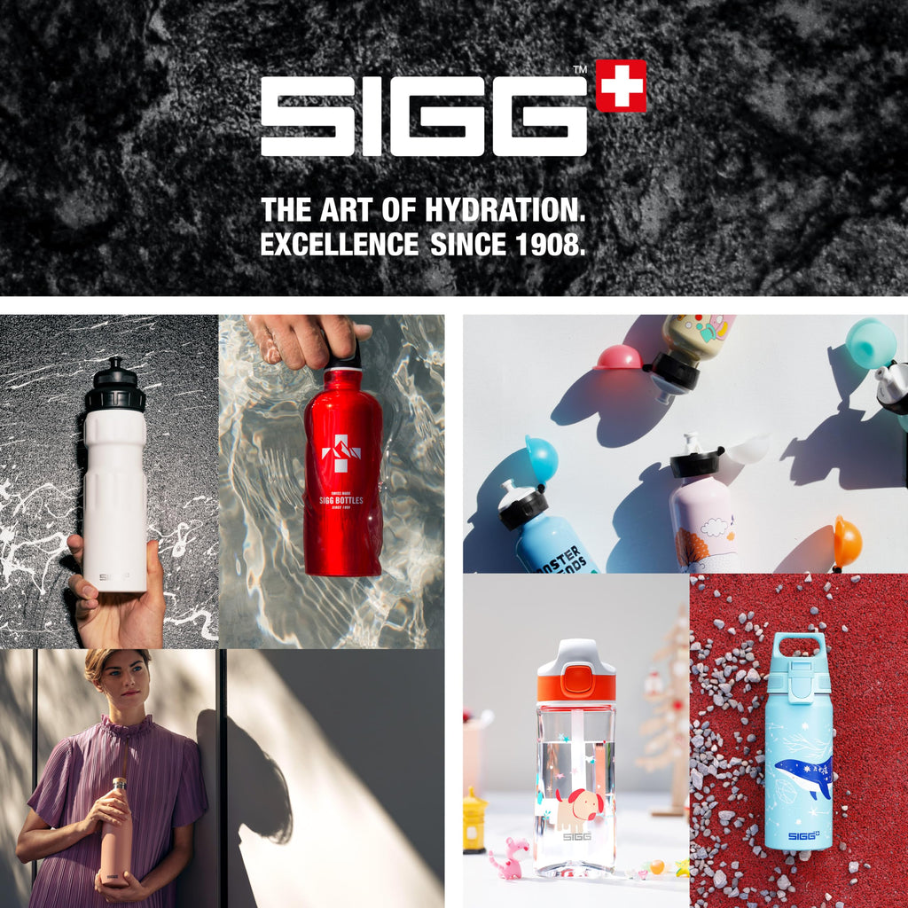 Sigg - Aluminium Water Bottle for Children - WMB One Brave Elephant - Suitable for Carbonated Drinks - Leak-Proof - Light as a Feather - BPA-Free - ClimatePartner Certified - Sports & School - Blue -