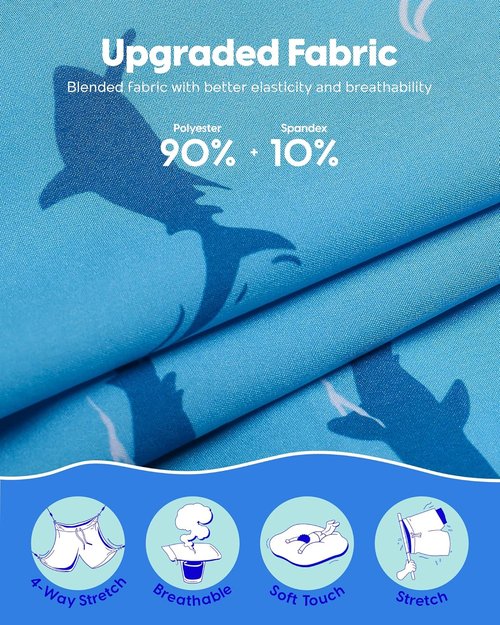 Maamgic Men's Swim Trunks - Quick Dry Bathing Suit with Compression Liner & Zipper Pockets | 7-Inch