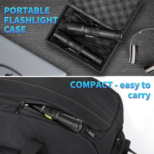 BEFAMALI Rechargeable Flashlights High Lumens, 99000 LM Super Bright Flashlight with 7 Modes, Adjustable Powerful Flash Light with COB Light, Waterproof Handheld Flashlight for Home Camping Hunting