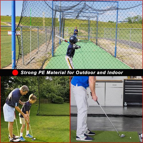 AOLIGEIJS Golf Net,Golf Practice Net,Sports Netting,Sports Practice Barrier Net,Heavy Duty Ball Netting