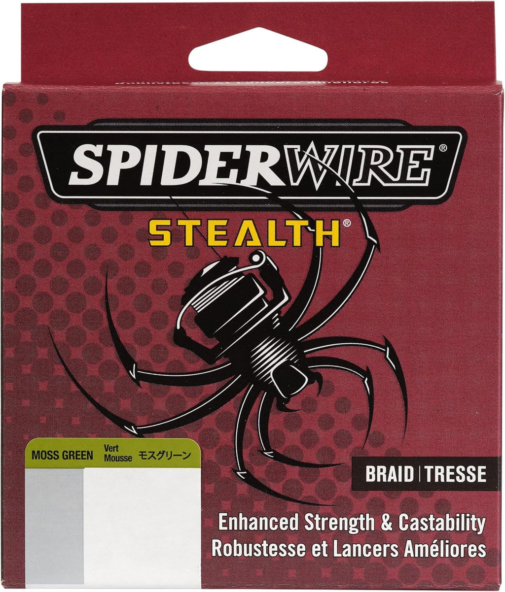 SpiderWire Stealth Braid Fishing Line - Ultra-Strong, Low-Visibility | 150 Yards, Green