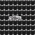 AZEN Self-Adhesive Bandage Wrap - 120 Pack Black Athletic Tape, 2" X 5 Yards for Ankle Support