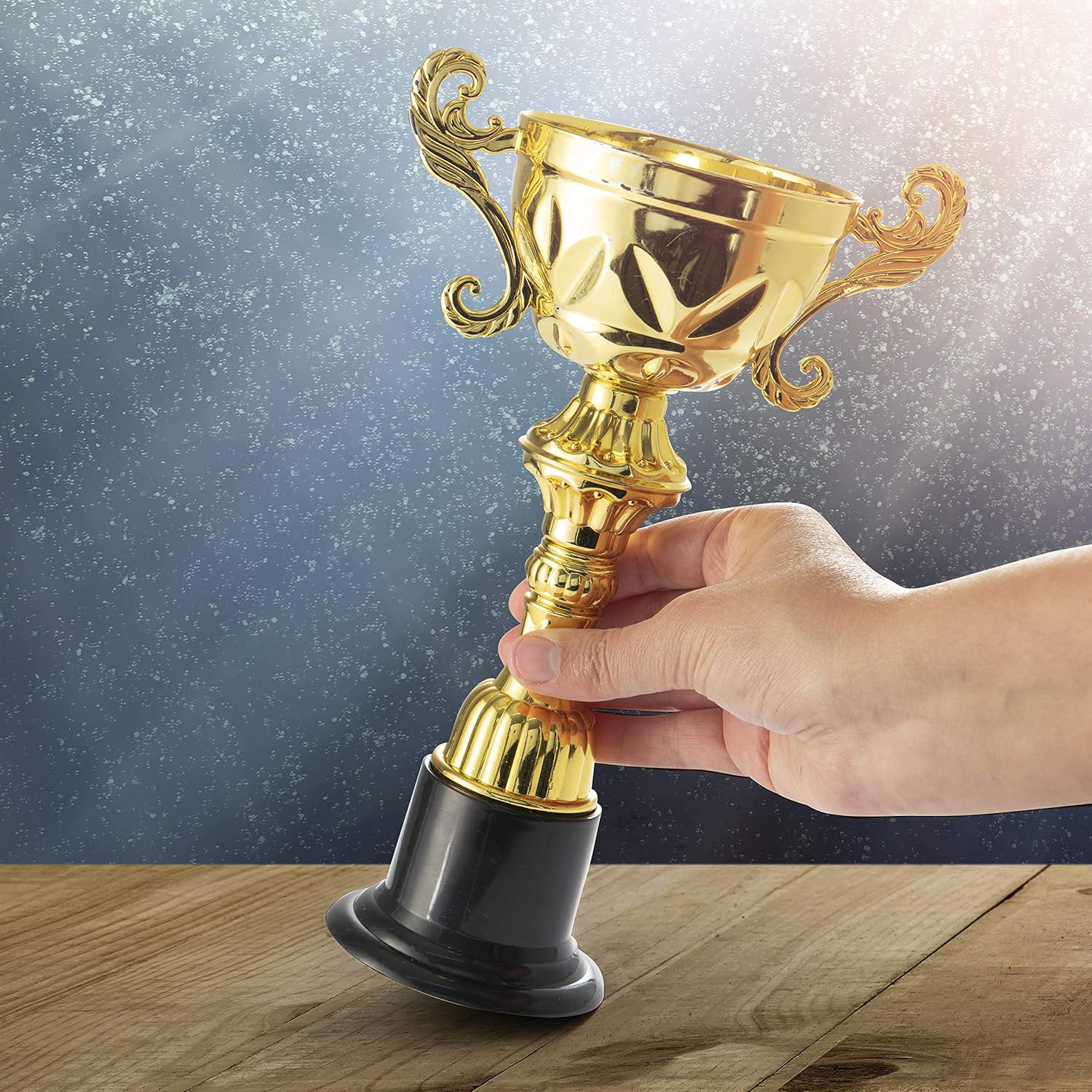 PREXTEX Golden Trophy Award - Perfect for Celebrations, Competitions & Appreciation Gifts - Ideal for Kids & Adults
