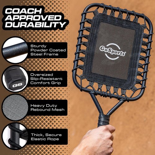GoSports Fungo Baseball Racket - Ideal Training Tool for Fly Balls, Grounders & Line Drives