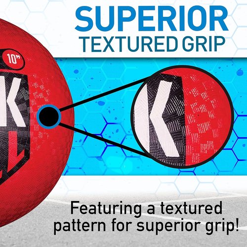 Franklin Sports Kickball - Durable Rubber Design for Outdoor Fun | Perfect for All Ages