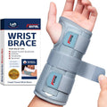 FEATOL Wrist Brace - Adjustable Carpal Tunnel Support for Left Hand | Night Sleep Splints, Large/X-Large