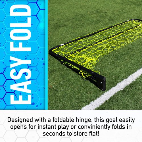 Franklin Sports Competition Soccer Goals - Portable Steel Goals for Backyard Play - Adult & Youth Sizes Available