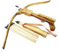 Handmade Wood Toy Crossbow Set by Adventure Awaits! - Includes 10 Wood Arrows & Quiver for Outdoor Fun
