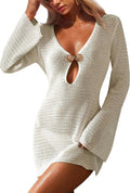 ANRABESS Women’s Beach Cover Up - Summer Crochet Knit Swimwear Dress | Hollow Out Mesh Design