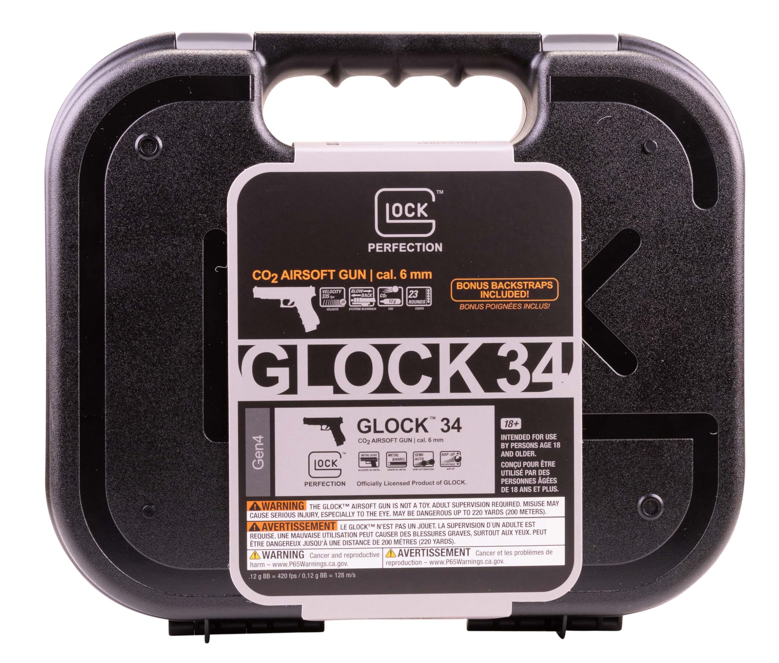 Glock 34 Gen4 Blowback 6mm BB Pistol Airsoft Gun