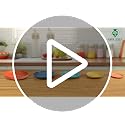 Deep Wheat Straw Dinner Plates Set of 8 - Classic Bright, 9 Inch, Unbreakable, Microwave & Dishwasher Safe