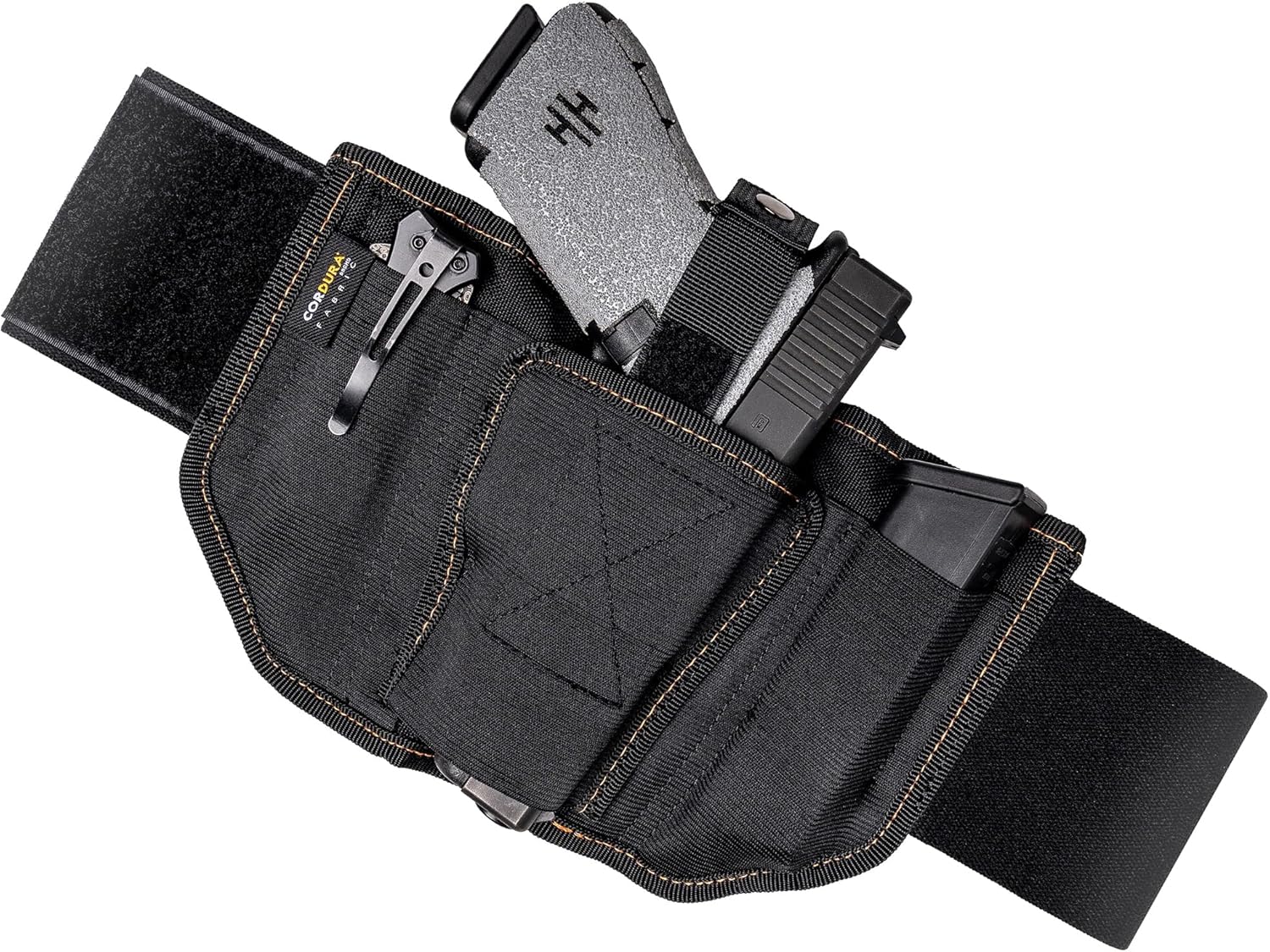 VNSH Belly Band Holster - Comfortable & Secure Concealed Carry | Fits 99% of Handguns with Mag Pouches