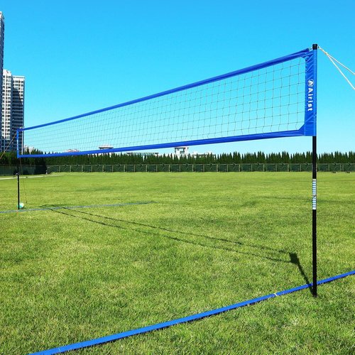Heavy Duty Volleyball Net by [Brand Name] - Professional Outdoor Set with Steel Anti-Sag System & Adjustable Aluminum Poles | Includes Carrying Bag