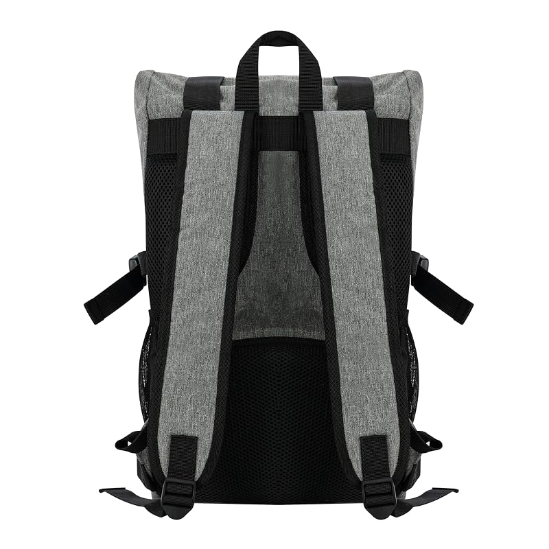 Smell Proof Backpack with Combination Lock - Weather Resistant Expandable Grey (Variation: Expandable Grey)