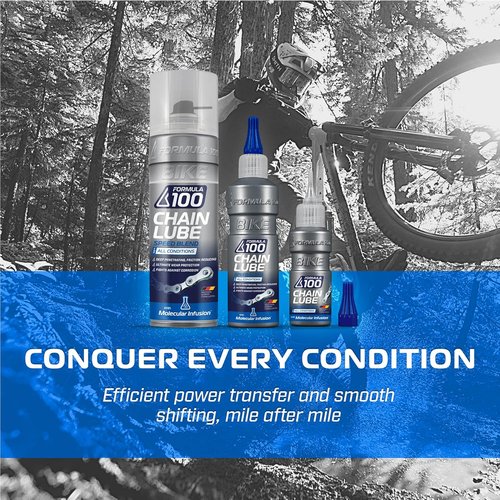 All Conditions Bike Chain Lube - All-Weather Lubricant for Bicycles & E-Bikes - 120ml (4.06 oz)