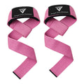 Weight Lifting Straps for Women, Powerlifting Deadlifting, Anti Slip 60cm Hand Bar Grip, 5mm Neoprene Wrist Support, Heavy Duty Weightlifting Bodybuilding Workout (Pink)
