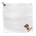 Team Golf NCAA Princeton Microfiber Towel - 15" X 15" (White) with Carabiner Clip, Premium Microfiber with Deep Waffle Pockets - Superior Water Absorption and Quick Dry Golf Cleaning Towel