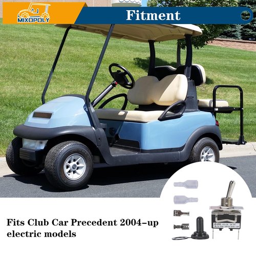 MIXOPOLY Golf Cart Electric Tow Run Switch Kit fit for Club Car Precedent 2004-up, Replace OEM#102511101