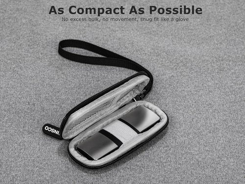 Ginsco Hard Shell Case for KardiaMobile 1-Lead EKG Monitor | Durable 1680D Oxford Travel Pouch