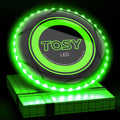 TOSY Flying Disc - Super Bright 36 LED Lights | Rechargeable & Waterproof Camping Toy for All Ages