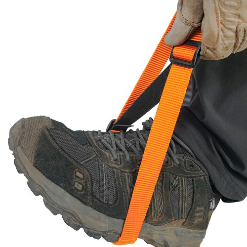 GM CLIMBING Orange Foot Loop Ascender Sling Adjustable for Rope Ascending Climbing Arborist Caving Aid Climbing Gear SRT Rope Walking Frog Setup