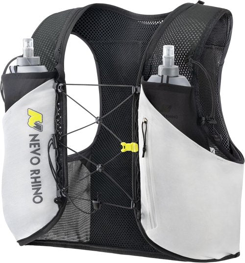 N NEVO RHINO Running Vest - Lightweight Hydration Pack with Dual 500ml Flasks | Adjustable for Men & Women