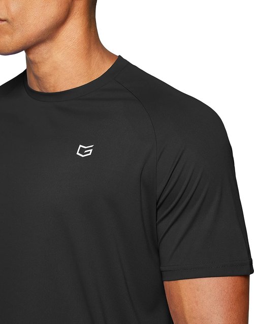 G Gradual Men's Quick Dry Workout T-Shirts - Lightweight Short Sleeve Gym Tee for Running & Hiking