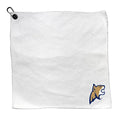 Team Golf NCAA Montana ST Microfiber Towel - 15" X 15" (White) with Carabiner Clip, Premium Microfiber with Deep Waffle Pockets - Superior Water Absorption and Quick Dry Golf Cleaning Towel
