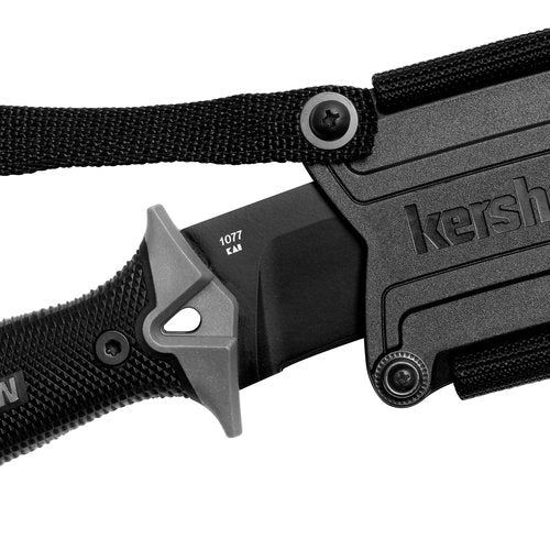 Kershaw Camp 10 Machete, 10" High Performance Carbon Steel Blade, Glass-Filled Nylon Handle, Includes Protective Blade Sheath, Ideal for Camping and Outdoor Chores