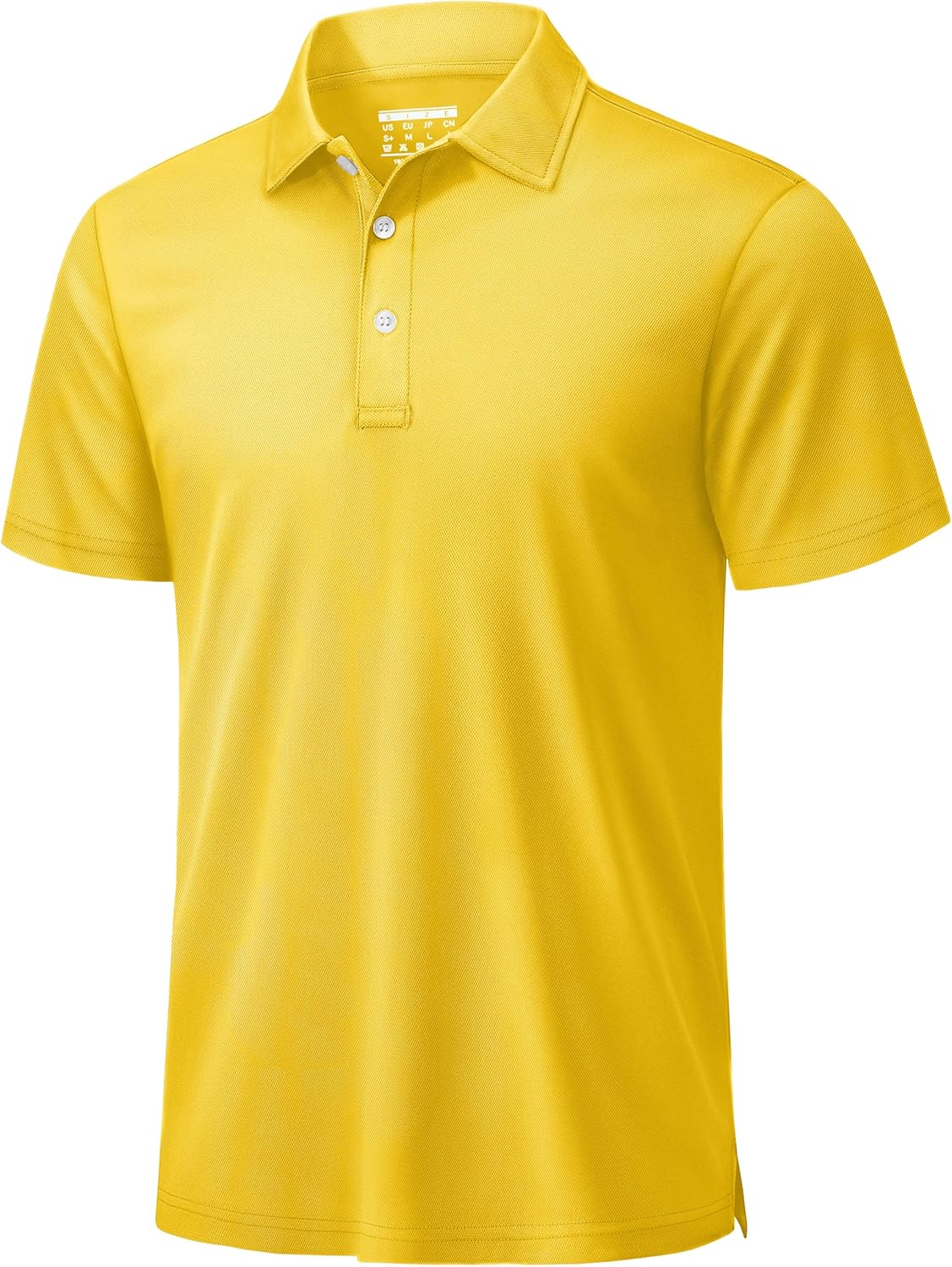 TACVASEN Men's Golf Shirt - Dry Fit Performance Polo with Collar | Short Sleeve, Comfortable Fit