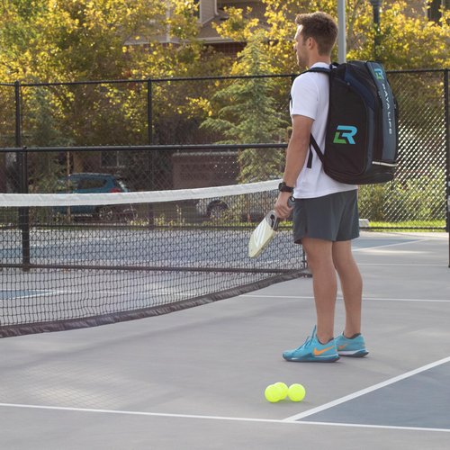 RayaLife Pickleball Bag - Water Proof Pickleball Backpack, Ample storage for Paddles and Gear, Fence Hook, Shoe Compartment