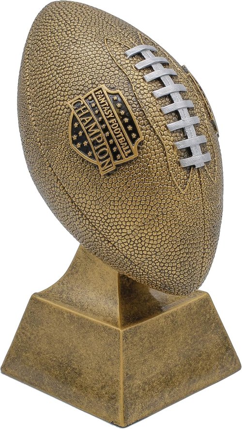 Decade Awards Fantasy Football Champion Trophy - Gold/Silver | 6" or 12" Tall with Custom Engraved Plate