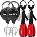 SAMSFX Fishing Knot Tying Tool - Multifunctional Fly Fishing Nippers for Quick Knot Tying | Durable Fishing Clippers
