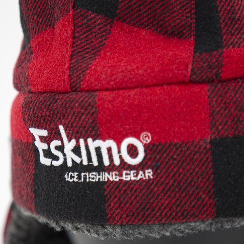 Eskimo Youth Plaid Alaskan Sherpa Hat, Buffalo Plaid, One Size