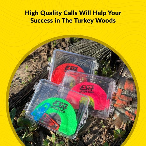 ESH Turkey Mouth Calls - Realistic Diaphragm Calls for Hunting | Easy-Blow, High-Volume Design for All Skill Levels
