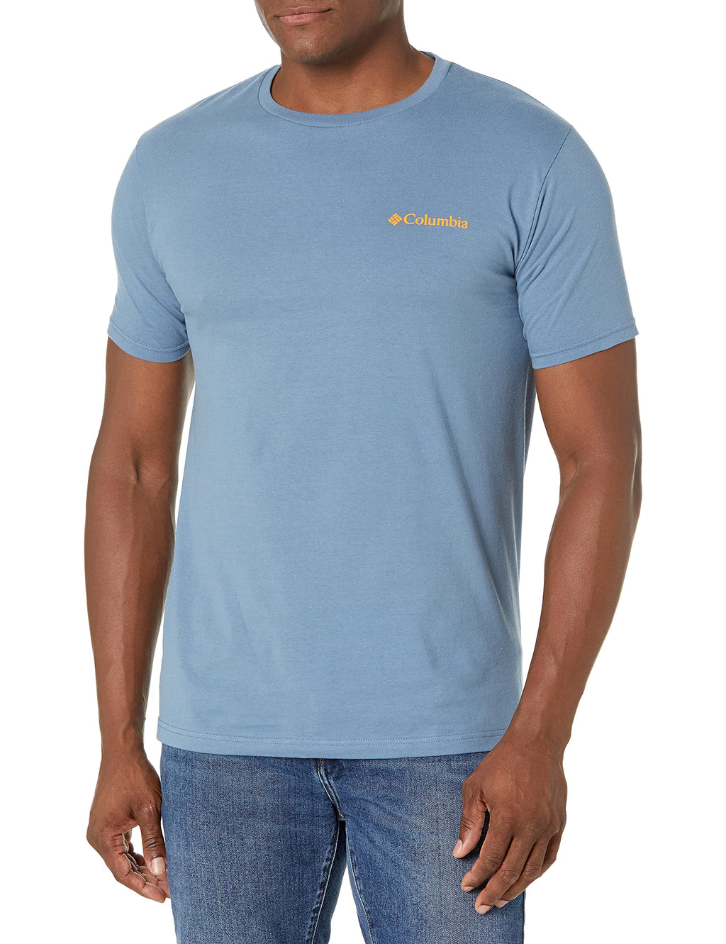Columbia Apparel Men's Graphic T-Shirt Shirt, Steel/Benic, X Large