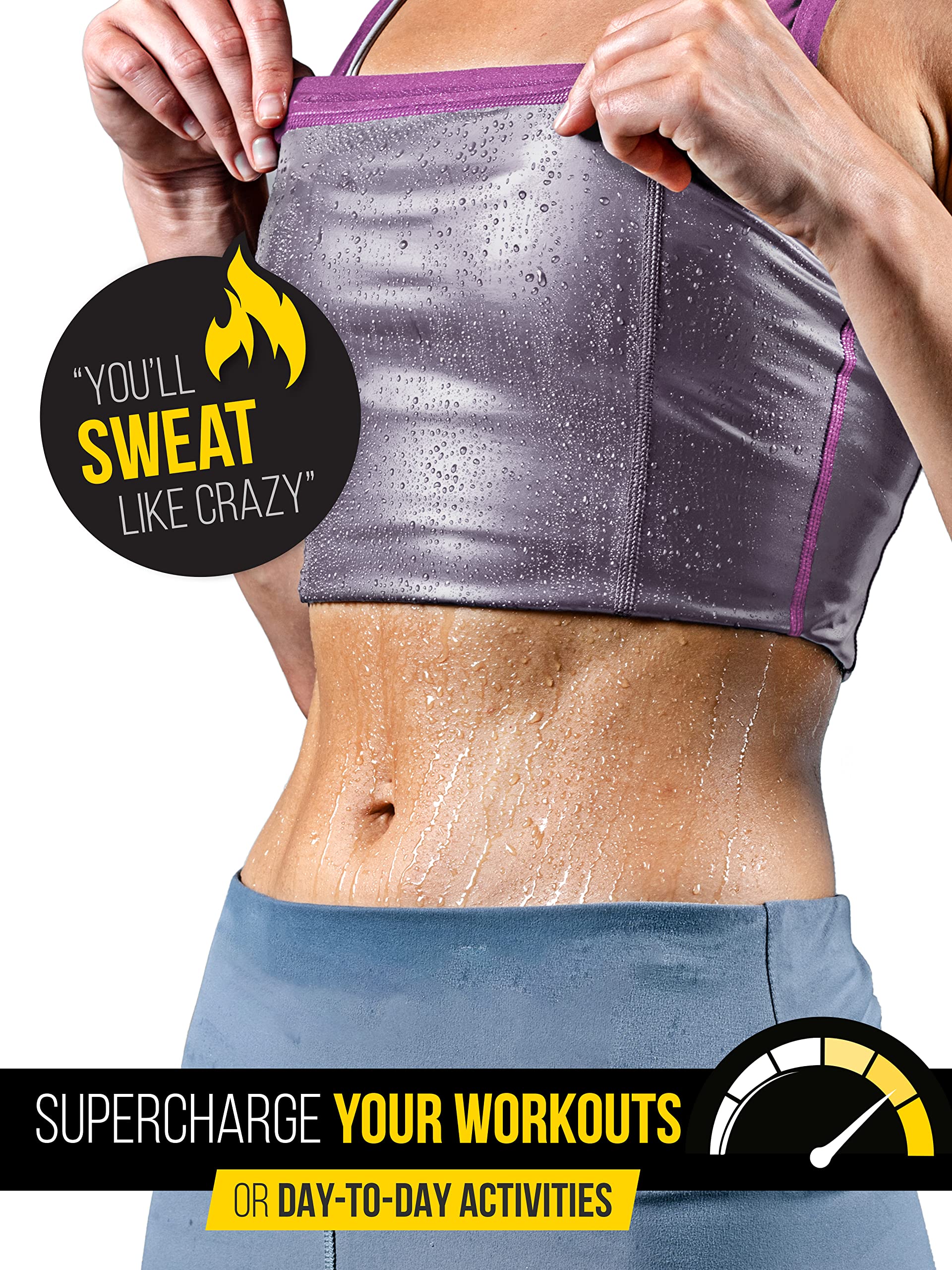 Sweat Spark Sweat Vest for Women - Enhance Your Workouts and Boost Weight Loss Efforts with Increased Sweating and Compression Technology (3XL, Pink)