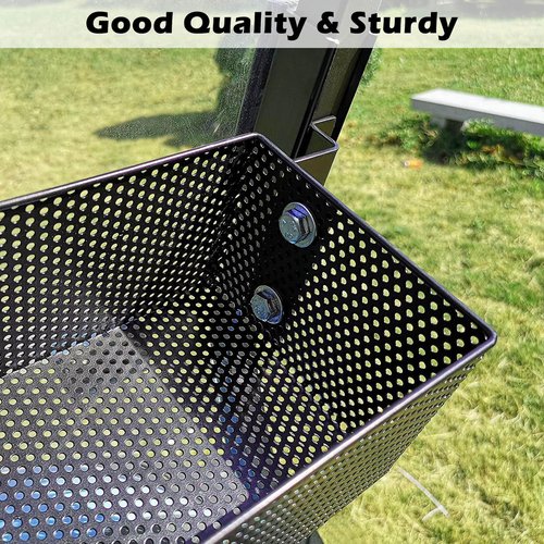 MOSNAI Golf Cart Front Inner Basket Dash Storage/Tray Organizer for EZGO TXT & RXV, Club Car DS & Precedent Golf Cart Inner Storage Utility and Durable Basket