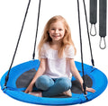 TURFEE 40-Inch Saucer Tree Swing - 900 lb Weight Capacity, Waterproof Seat for Kids | Outdoor Fun (Blue)