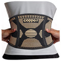 SOLOEVER Copper Back Braces for Lower Back Pain, Breathable Lumbar Support Belt for Men and Women, Lower Back Brace for Herniated Disc, Sciatica, Scoliosis, Heavy Lifting (Black, Large)