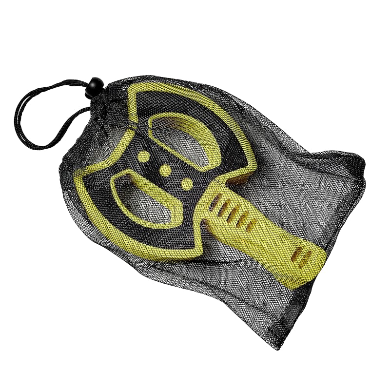 Yellow Foam Axe Throwing Set - 4 Pieces, Outdoor Safe Fun