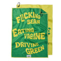 Shanker Golf - Funny Golf Towel - Microfiber Printed Hilarious Golf Accessory for Men - Two-Sided Reversible Towel